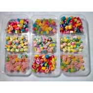 Permen Viral 3 Sekat / Candy Tray / Permen viral permen buah / Sticky Los / Pillow Candy / Ball / Ba