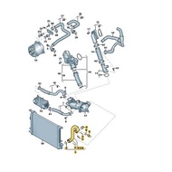 OEM  4.0 Petrol Engine Coolant Hose Pipe For Audi A8 S8 D4 2010-2018  4H0121055AG  4H0121055AH