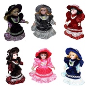 Hot Selling 20 Cm Ceramic Doll Girl Doll Children Play House Toy Christmas Gift Home Decoration Toys for Girls Baby Doll Toys