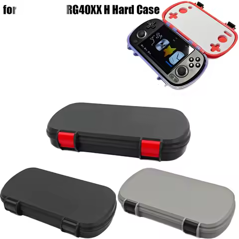 Handheld Game Console Hard Case Shockproof Protective Cover for Anbernic RG40xx H Protective Storage