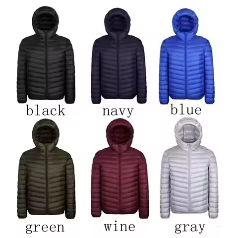 2027 Down Jacket Men's 2026 New 90% White Duck Down Super Light Down Jacket Men's Lightweight Therma