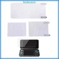 KOK Anti-Bubble Clear Film Plastic Film Screen Protector for New 2DS XL 2DS LL