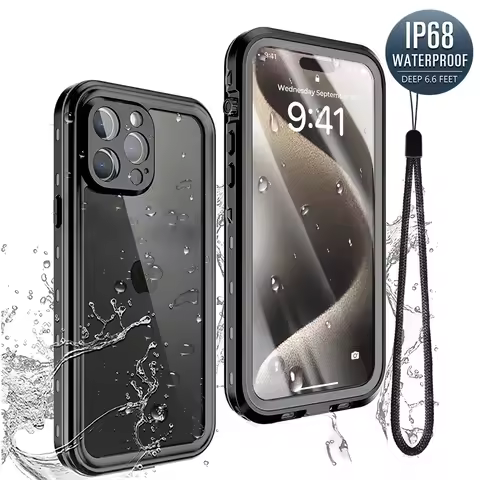 IP68 Waterproof Case For iPhone 17 Air 17e 16e 15 Pro Max 14 Pro Max 13 12 11Pro XR Full Protection