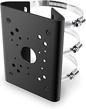 Amcrest AMCPFA150-B Pole Mount Bracket, Compatible w/AMCPFA134, AMCPFA136, AMCPFA13A, AMCPFA120, IP2