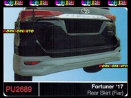 PU2689 Toyota Fortuner 2017 PU Rear Skirt (Fiar) Body kit Bodykit