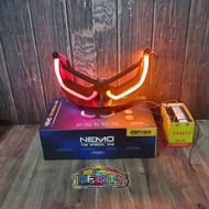 LAMPU ALIS DEPAN NMAX NEW 2020 PLUS FRAME ALIS NMAX NEW 2020 2021 2022 2023