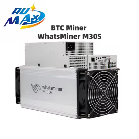 WhatsMiner M30S 94T BTC BCH Miner Better Than Antminer S9 S11 S15 S17 Pro S19 100T WhatsMiner M21S M