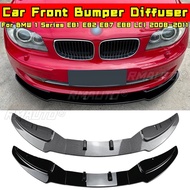 For BMW 1 Series E81 E82 E87 E88 LCI 2008-2011 Body Kit Front Bumper Splitter Lip Diffuser Cover Car
