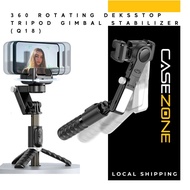 360 Rotating Gimbal Q18 Stabilizer Desktop Following shooting Mode Gimbal Stabilizer Q18 Selfie Stic