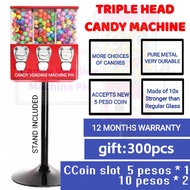 Triple Head Candy Vending Machine with Stand and FREEBIES Candy vending machine ph vending machine f