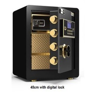 Peti Besi Simpanan Duit Money Saving Box Safety Steel Money Saving Box Secure Anti-theft Box Multipu