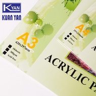 [KUAN YAN] BIANYO ACRYLIC PAINTING PAD - 300GSM / 10SHEET / A3 / A4
