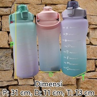2L Motivational Tumbler Bottle