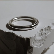 【禮物】圓戒款 訂製刻字 定情情侶對戒 S999純銀 結婚戒指