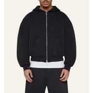 Boxy Double Zip Zipper Hoodie Sweater Thick Material Boxy Zipper Hoodie/ Boxy Hoodie/ Boxy Hoodie/