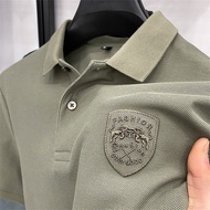 【M-5XL】T Shirt Lelaki Berkolar Polo Plian Polo Shirt for Men T Shirt Lelaki Berkolar Oversize Polo T