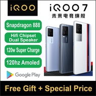 [NEW] Vivo IQOO 7 Snapdragon 888 120HZ Amoled 120W SuperCharge LPDDR5+ UFS3.1 5g BMW Version (Play Store Inside)