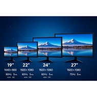 19 / 22 / 24 / 27 Inch FHD Monitor | 60Hz 5ms | HDMI + VGA | Slim Bezel | Home Office Display Monito