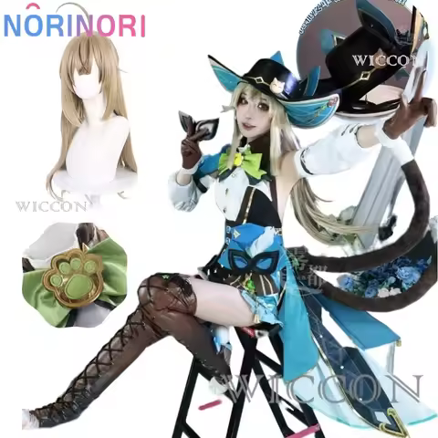 Kirara Cosplay Game Genshinimpact Phantom in Boots Kirara Cosplay Dress Wig Headwear Hat Anime Role 