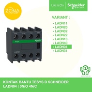 AUXILIARY CONTACT CONTACT AID TESYS D SCHNEIDER LADN04 4NC