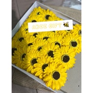 Sunflower wax flowers, Odd 1,3,5,7 Hanoi flowers 2-4 hours|, ABee gift