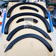 คิ้วล้อ Isuzu d-max ขนาด 3 นิ้วแบบเรียบ ใส่ปี 2020 - 2023 และปี 2024 - 2027 ( สีดำด้าน ใส่ตัวเตี้ยต