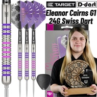 TARGET STEEL TIP DARTS - 24G ELEANOR CAIRNS G1 (SWISS) SP 90% TUNGSTEN STEEL TIP DART SET