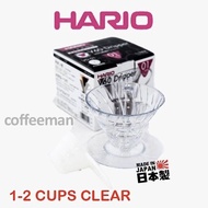 HARIO V60 Dripper Clear 01 VD-01T/ Clear 02 VD-02T Coffee Drip Maker