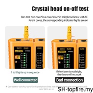 1/2/3/5 Efficient Network Cable Tester for Cat5 Cat5E Cat6 Ethernet Cables Fast and Reliable Testing