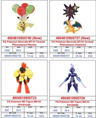 [預訂2606] Takara Tomy Pokemon Collection - Moncolle Terastal MT-01 Pikachu / MT-02 Charizard / MS-55 