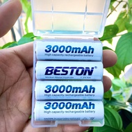 Bộ Sạc Pin AA AAA Beston C9024 mẫu mới Sạc cùng lúc 8 Pin Đèn báo đầy độc lập từng pin sạc nhanh tự 