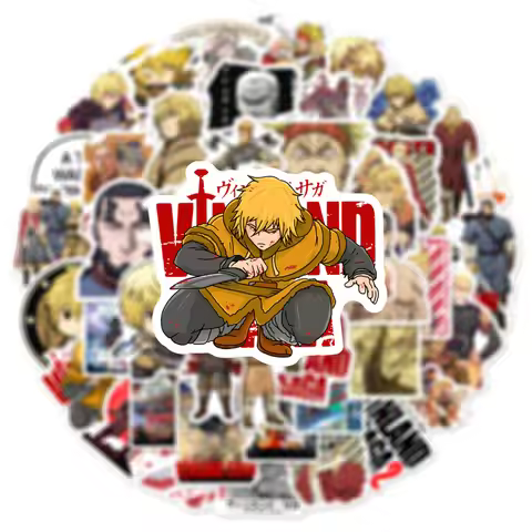10/50PCS Vinland Saga Cartoon Stickers Cool Anime Sticker Adventure Animation Decoration Kids Toys L