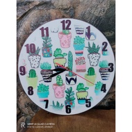 Wooden clock wooden wall clock/ vintage wall clock/