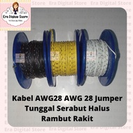 AWG28 AWG 28 Single Jumper Fine Strand Hair Cable Assembly