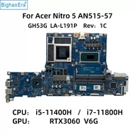 Acer Nitro 5 AN515-57 i5 i7 RTX3060-6GB LA-L191P motherboard