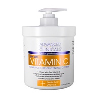 Advanced Clinicals, Vitamin C Advanced Brightening Cream, 16 oz. (454 g.) (No.541)