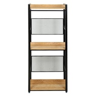 HomePro ตู้เสื้อผ้า FURDINI PLANK W10-800-3 สีน้ำตาล/ดำ แบรนด์ FURDINI