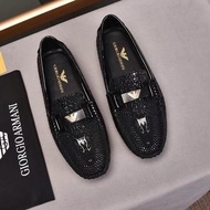 sepatu Giorgio armani_ea A08 pria hitam loafer ea quality shoes men slip on lv new pp /Sepatu sneakers kekinian/ sepatu original premium quality/ Sepatu Casual /Sepatu Pria Running/ Sepatu Pria loafer/ Sepatu Keren/ Sepatu Pria Sport/ SEPATU olahra