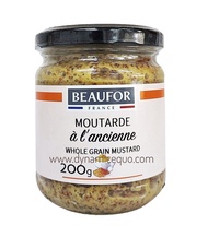 BEAUFOR (France) HALAL Whole Grain Mustard Dijon Mustard 200g