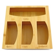 Ziplock Bag Organizer, Ziplock Bag Storage Organizer for Kitchen Drawer Glad Gallon Quart Sandwich