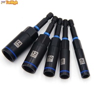 【TWILIGH】80mm Hex Nut Driver Drill Bit Adapter Socket Wrench Extension Sleeve 6-14mm