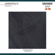 Granit Roman Grande 80x80 dKanopolis / Lantai Dinding - Black