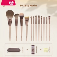 MSQ | Bộ Cọ Trang Điểm Mocha 12 Cây