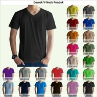 YOURSTYLE1119 - Kaos Vneck pria tangan pendek / KAOS TRENDY / KAOS TERLARIS
