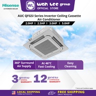 Hisense 2.0HP 2.5HP 3.0HP 5.0HP R32 Ceiling Cassette Air Conditioner WAH LEE STORE