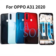 Back Cover housing For Oppo A31 2020 LCD Front Frame middle frame
