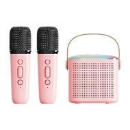 Newmsnr Wireless Bluetooth Dual Microphone Karaoke Speaker Lossless Sound Amplifier Bluetooth Speake