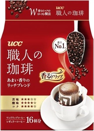 【Direct from Japan】UCC Artisans Coffee Drip Coffee Mocha Blend with Sweet Scent 16 cups