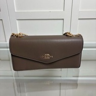 COACH 蔻馳 風琴包KLARE 鏈條手拿包 手提袋 斜挎包
