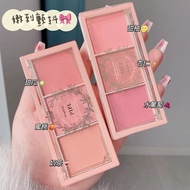 Pipl Dream Girl Tricolor Blush Nude Makeup Natural Matte Orange Long Lasting Rouge Cheap Student Mak